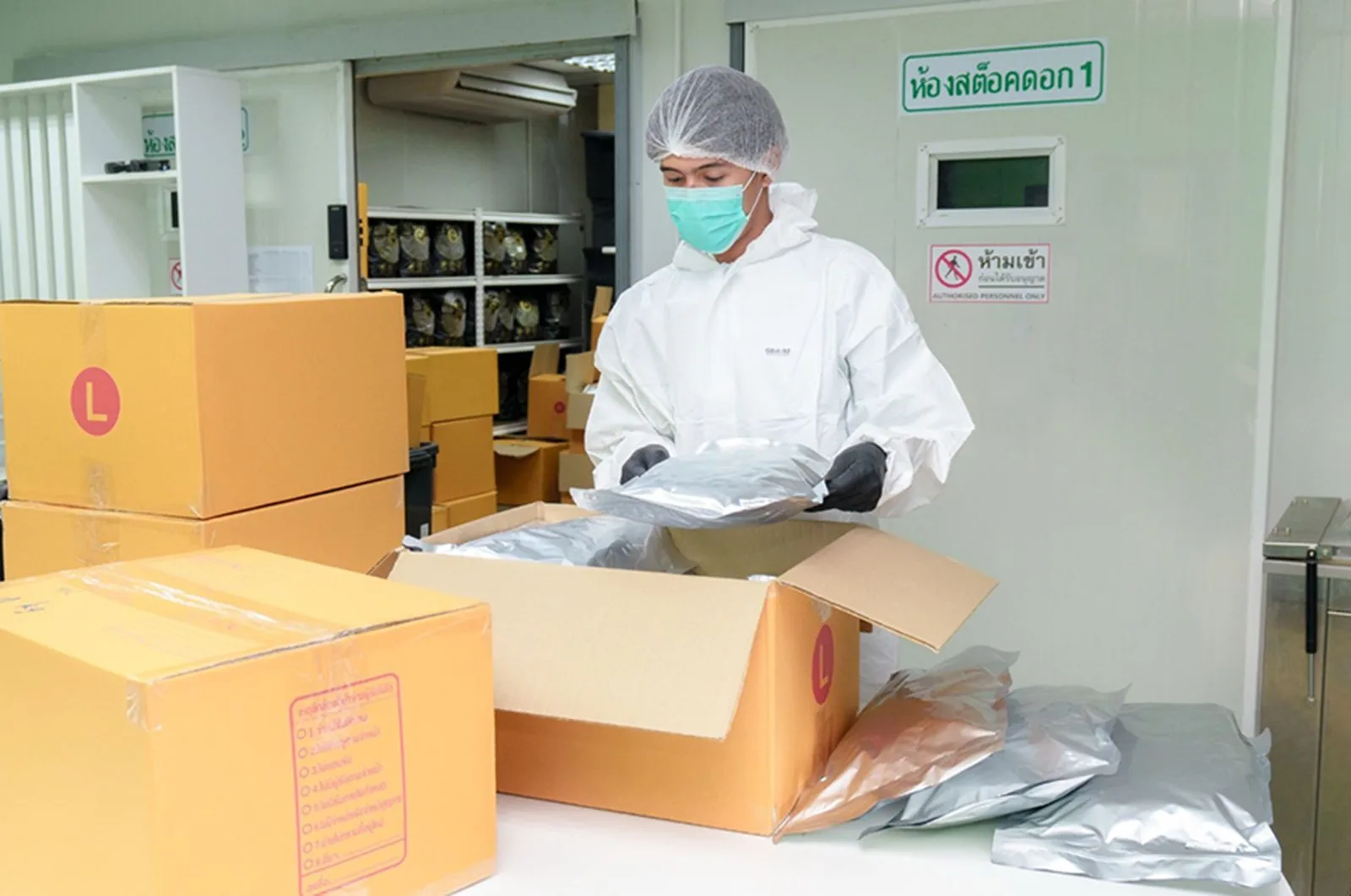 Sealing and packing at Idol Farm